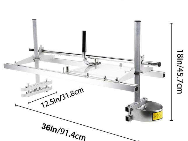 Chainsaw Mill For Saws 14"-36" Bar Furniture Making Wood Cutting Aluminum Steel