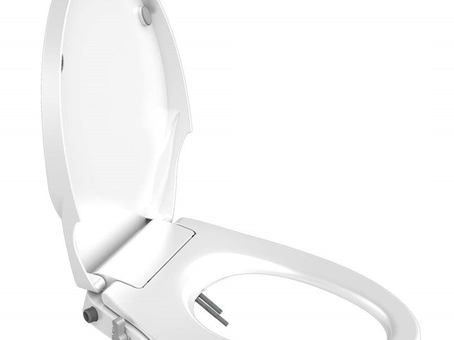 Non Electric Bidet Toilet Seat O Cover Bathroom Dual Nozzle Spray Water Wash
