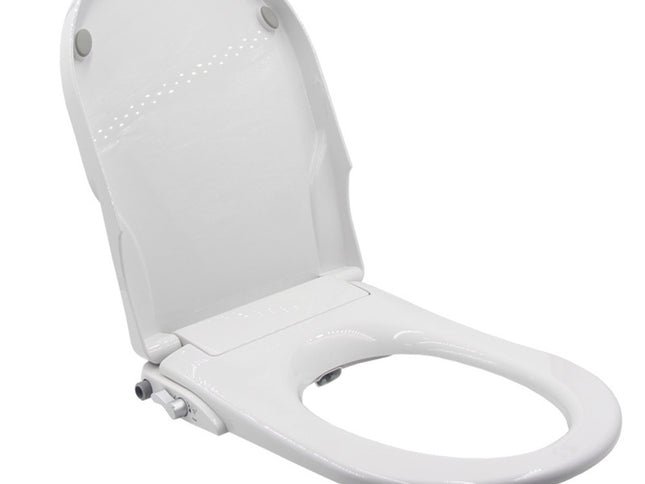 Non Electric Bidet Toilet Seat D Cover Bathroom Dual Nozzle Spray Water Wash