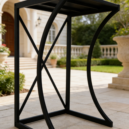 ORIGINAL Dryer Stand Maxi: Portable Dryer Rack Heavy Duty Steel Capacity Black for Washer/Dryer/Mini Fridge