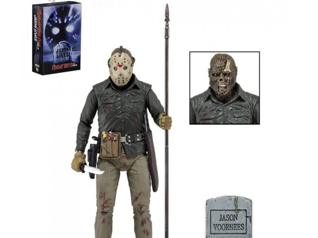 Friday The 13th Part VI Jason Lives Voorhees Action Figure Model 18cm