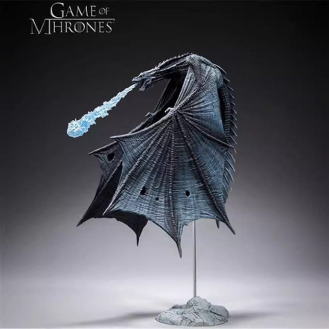 GAME OF THRONES Viserion Ice Dragon Action Figure Statue PVC Toys Boxed Gift