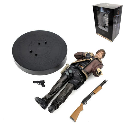 Resident Evil Leon Scott Kennedy Figure Game Model Statue Toy 33cm