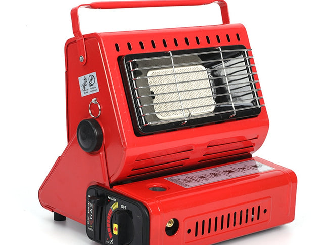 Portable Butane Gas Heater Camping Camp Tent Outdoor Hiking Camper Survival Red