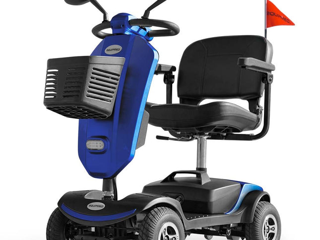 EQUIPMED Electric Mobility Scooter For Elderly Motorized Riding Older Adults Aid Portable E-Scooter