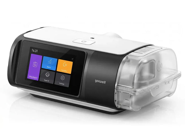 Yuwell BreathCare III 4G Auto CPAP Machine, Sleep Apnoea Therapy, Anti-Snore CPAP, 300ml Chamber, Humidity Control, Ultra Quiet, SD Card Data Mgnt