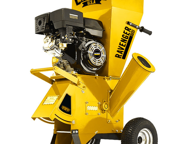MICHIGAN 18HP 420cc Petrol Commercial Wood Chipper, Tree Mulcher - Ravenger 1750