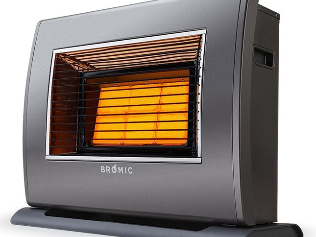 BROMIC Supaheat II LPG Indoor Gas Heater Room Floor Portable Flueless Radiant