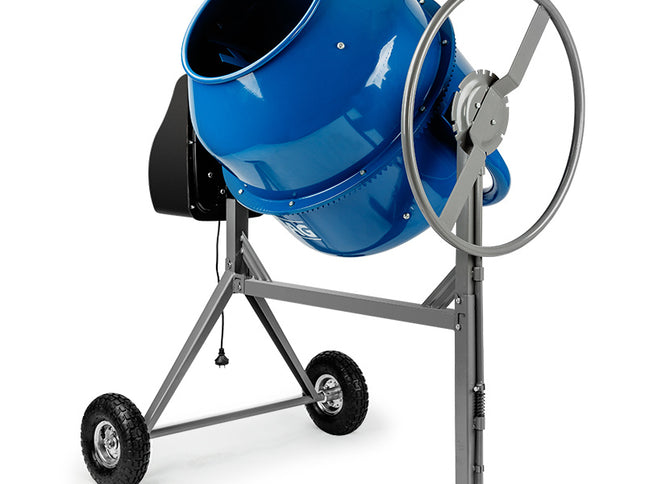 Baumr-AG 220L Portable Cement Concrete Mixer Electric Construction Sand Gravel Mortar