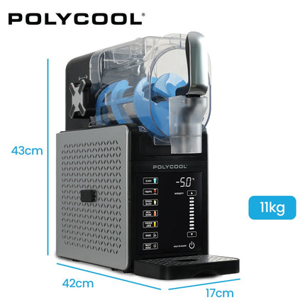 POLYCOOL 3L Slushie Frozen Drink Maker, Home Slush Machine, Fast Chilling, Easy Digital Controls