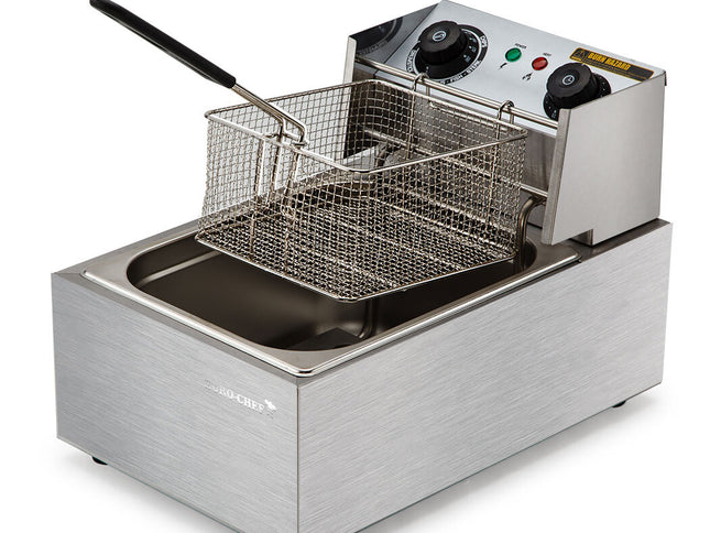 EuroChef Commercial Electric Deep Fryer Frying Basket Chip Cooker Fry Scoop