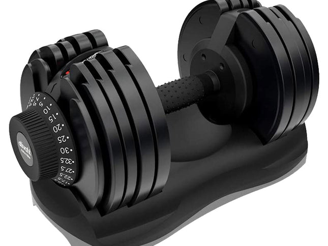 ATIVAFIT 32.5kg Single Adjustable Weight Dumbbell, for Home Gym Fitness Training