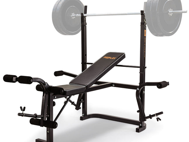 PROFLEX 7in1 Weight Bench Press Multi-Station Home Gym Leg Curl Equipment Set
