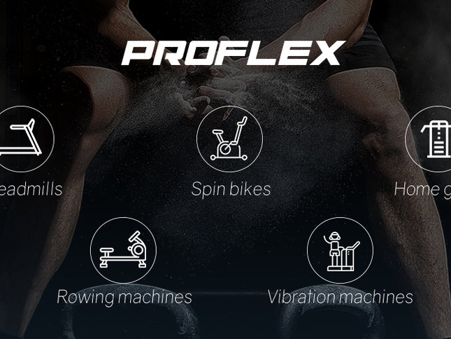 PROFLEX Weight Bench Workout Gym Press Adjustable Lifting Fitness Folding Bands