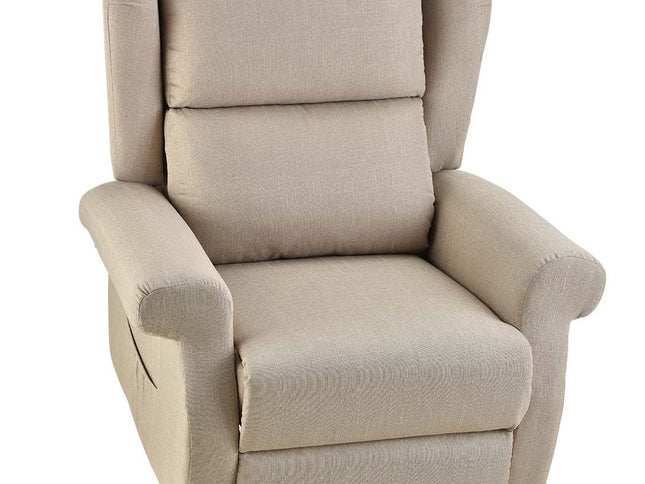 FORTIA Electric Recliner Lift Heat Chair for Elderly, Massage, Heat Therapy, Aged Care, Beige