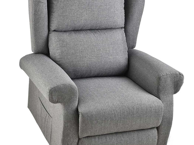 FORTIA Electric Recliner Lift Heat Chair for Elderly, Massage, Heat Therapy, Aged Care, Grey