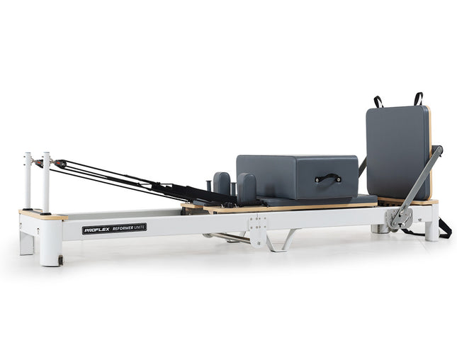 PROFLEX Aluminium Pilates Reformer Machine, Stretch Bed with box and jump board accessories
