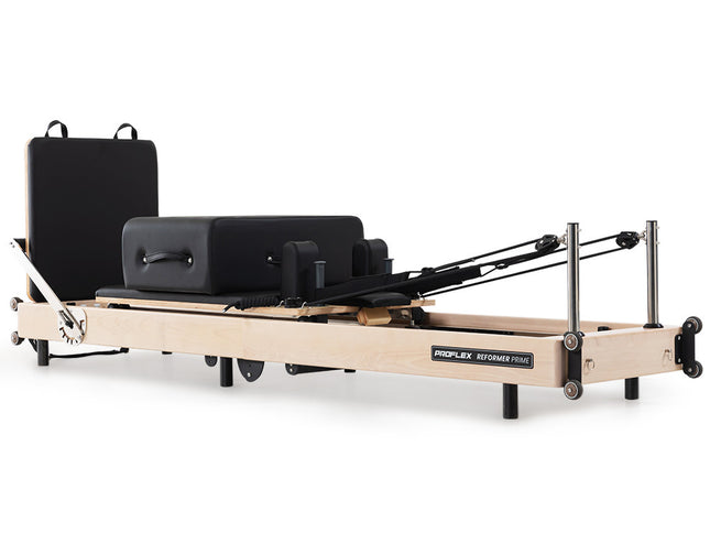 PROFLEX Wooden Pilates Reformer Machine, Stretch Bed with box and jump board accessories