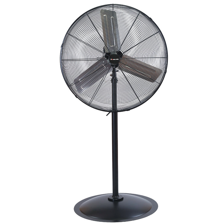 BAUMR-AG 30" 762mm 300W Industrial Pedestal Fan, Large, Commercial, Heavy-duty, 3 Speed, EESS Certified
