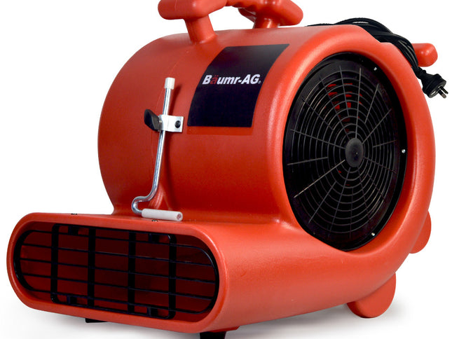 Baumr-AG 3-Speed Carpet Dryer Air Mover Blower Fan, 1300CFM, Sealed Copper Motor, Poly Housing
