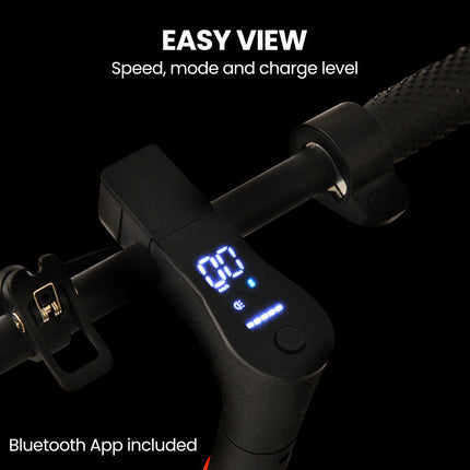 ALPHA Urban 10 Electric Scooter, 35km/h, Suspension, 35km Range, 10-Inch Wheels, Brushless Motor, Free APP, Motorised Commuter eScooter for Adults, Black