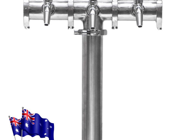 Beer Font Tower - Triple Tap Modular Beer Font with Tap