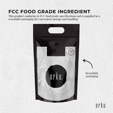 Orku 10Kg Potassium Bicarbonate Powder Bulk - Food Grade FCC Brewing Baking