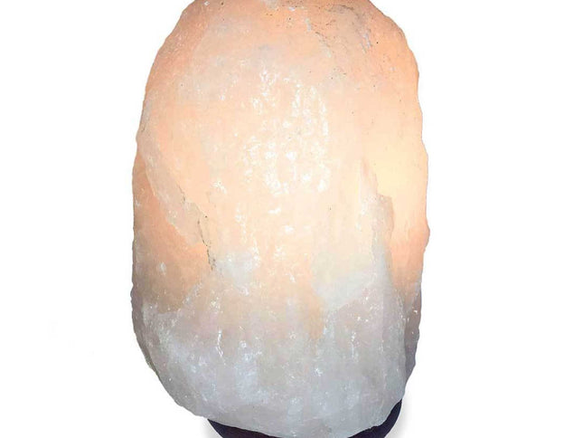 12V 12W 2-3Kg Himalayan White Salt Lamp Crystal Rock Natural Shape Unique Lamps