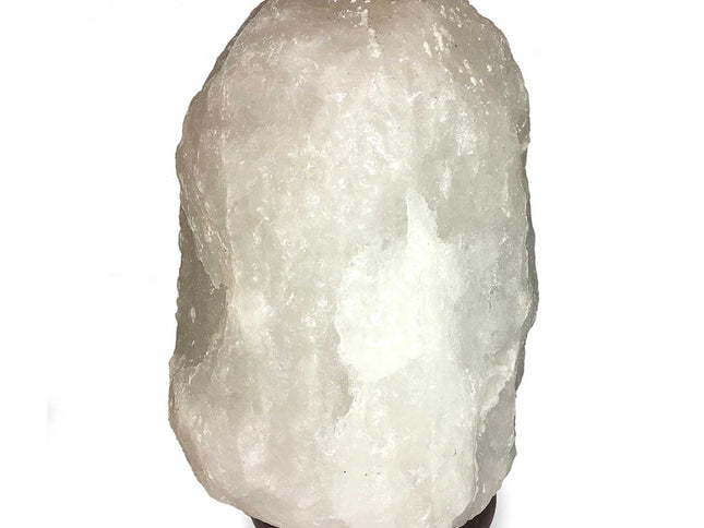 12V 12W 3-5Kg Himalayan White Salt Lamp Crystal Rock Natural Shape Unique Lamps