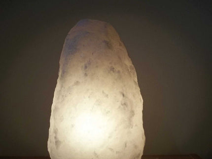 12V 12W 3-5Kg Himalayan White Salt Lamp Crystal Rock Natural Shape Unique Lamps