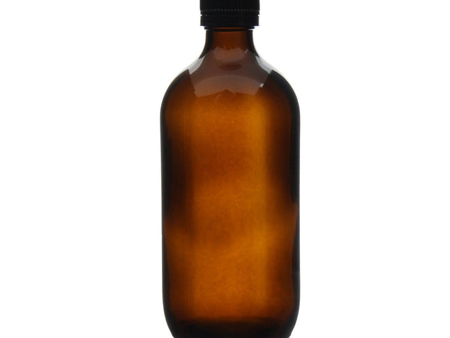 25x 500ml Amber Glass Bottles + Tamper Evident Cap - Empty Essential Oil - Bulk