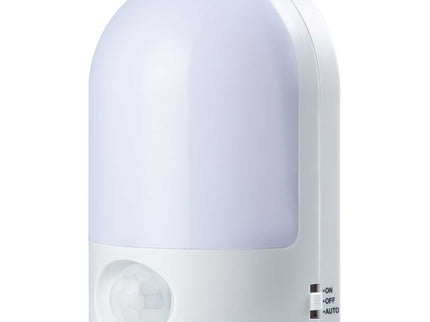 Motion Activated LED Light - Round Portable Hanging Battery Night Sensor Lamp
