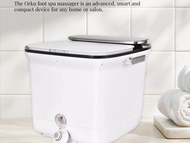 Foot Spa Automatic Water Heating Massager - Electric Pedicure Bath