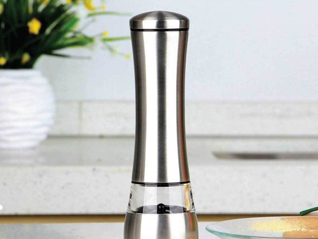 Kitchee Stainless Steel Salt Pepper Spice Grinder Mill - Adjustable Coarseness