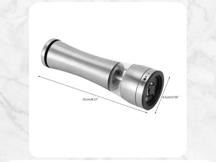 Kitchee Stainless Steel Salt Pepper Spice Grinder Mill - Adjustable Coarseness