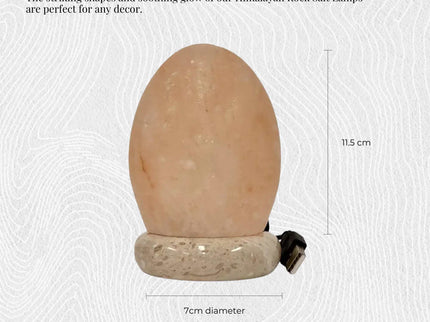 USB Colour Changing Egg Shape Himalayan Pink Salt Lamp Color Change LED Light