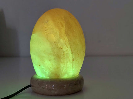 USB Colour Changing Egg Shape Himalayan Pink Salt Lamp Color Change LED Light