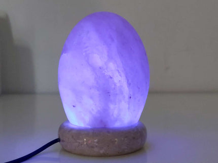 USB Colour Changing Egg Shape Himalayan Pink Salt Lamp Color Change LED Light