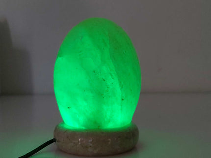 USB Colour Changing Egg Shape Himalayan Pink Salt Lamp Color Change LED Light