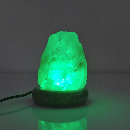 USB Colour Changing Salt Himalayan Lamp - Natural Shape Pink Rock LED Light