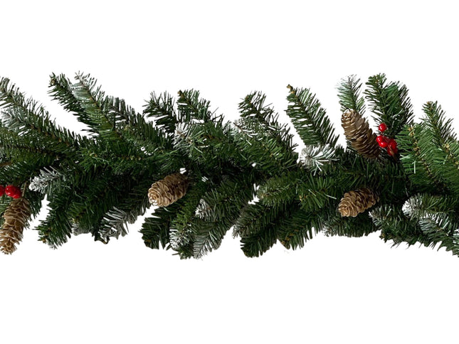 Christabelle 2.7m Christmas Garland with Pine Cones & Berries Pine Tree Decoration Ornament