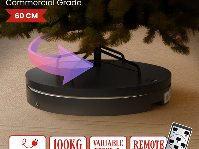 Christabelle 60cm 100kg Commercial-grade Electric Display Turntable