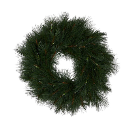 Christabelle 61cm Christmas Wreath Long Needle with LED Lights Front Door Decoration Ornament