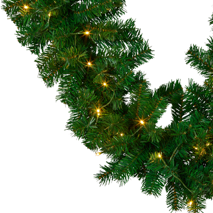 Christabelle 2.7m Christmas Garland with LED Lights Chadwick Tree Decoration Ornament