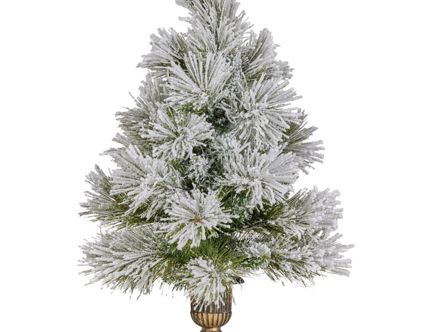 Christabelle 61cm Majestic Snow Tabletop Prelit Christmas Tree