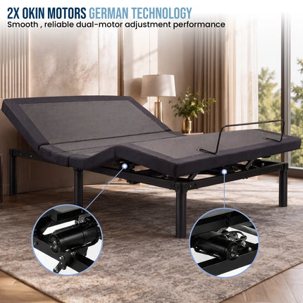 Therapedic Versa Adjustable Double Bed Base with Massage Function