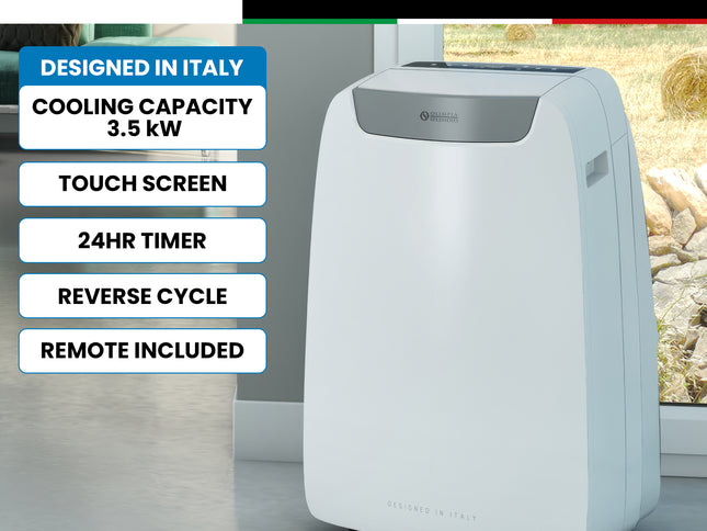 Olimpia Splendid 3.5kW Portable Air Conditioner with Wifi & Remote AIRPRO14HP