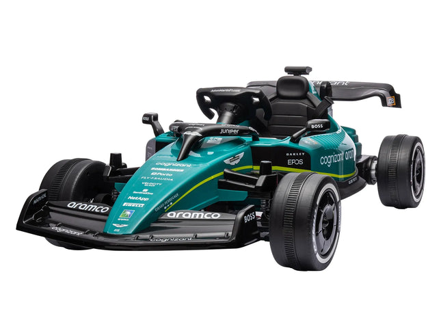 Kahuna Aston Martin Aramco F1 Licensed Electric Kids Ride On Race Car