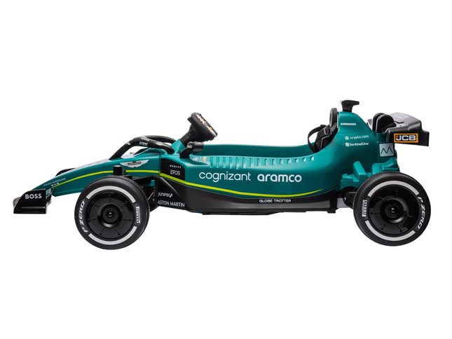 Kahuna Aston Martin Aramco F1 Licensed Electric Kids Ride On Race Car