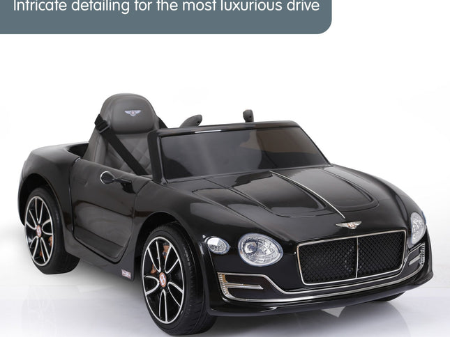 Kahuna Bentley Exp 12 Licensed Speed 6E Electric Kids Ride On Car Black